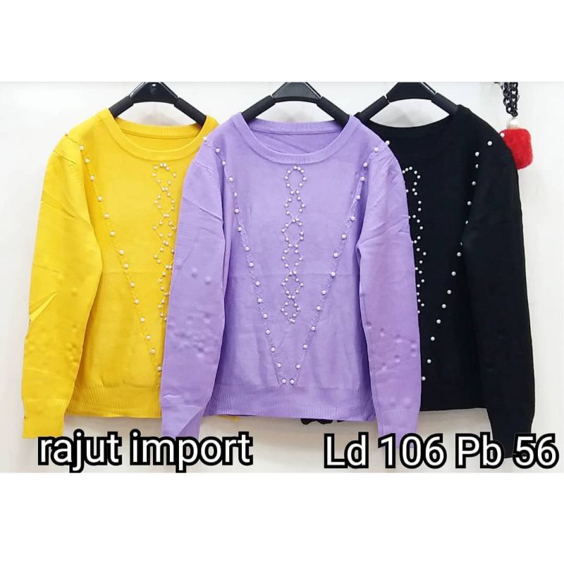 ATASAN RAJUT IMPORT PREMIUM / BLOUSE RAJUT IMPORT PREMIUM