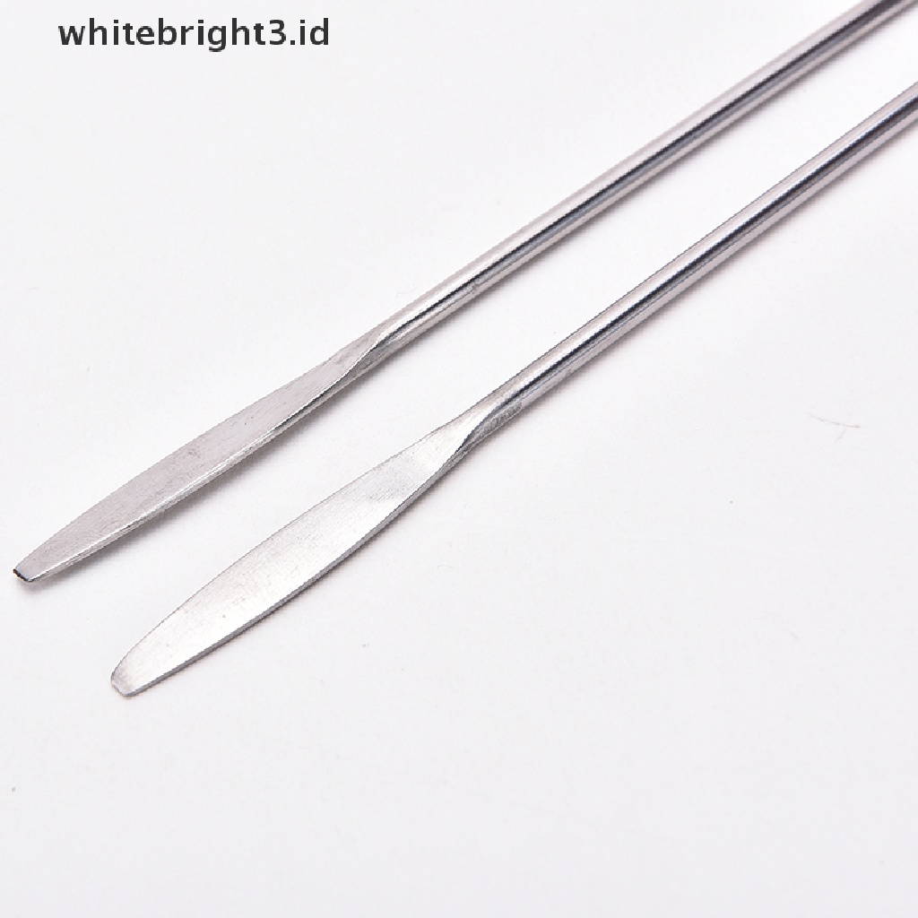 (whitebright3.id) 1pc Spatula Stainless Steel Untuk Makeup / Kosmetik Wanita