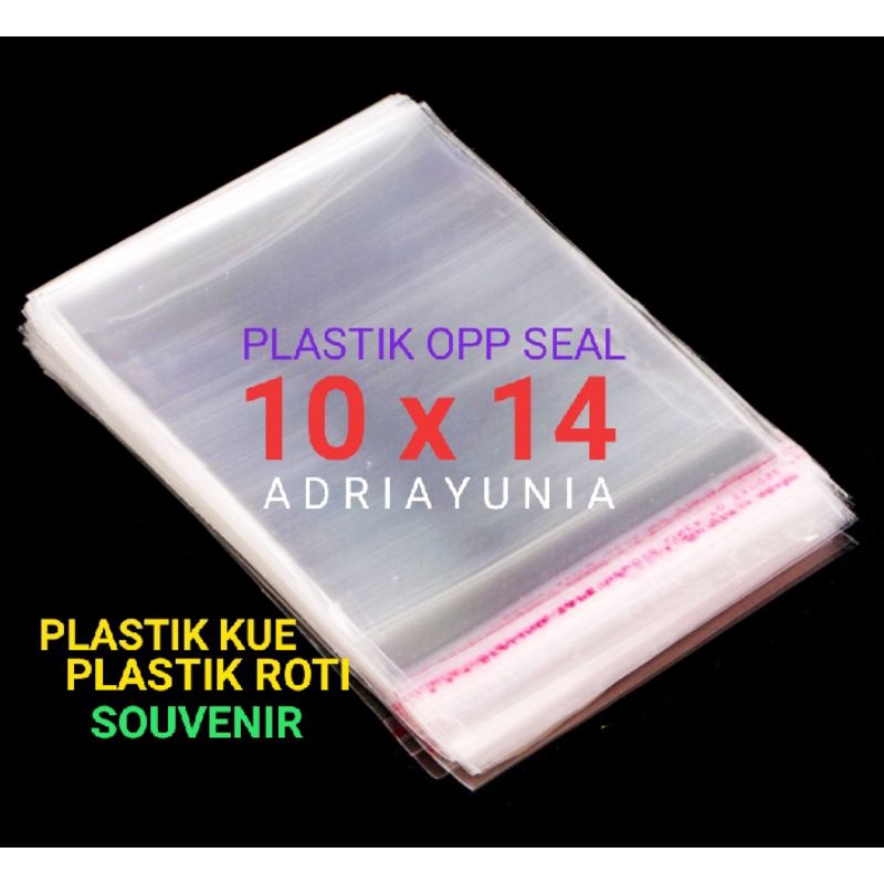 Plastik Opp 10x14 cm - Plastik Opp 10 x 14 seal - Plastik Opp 10x14 cm  TEBAL - opp Souvenir - Opp R