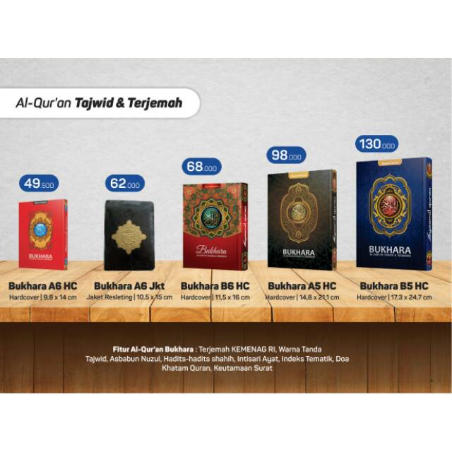 AlQuran Bukhara Tajwid (jaket)