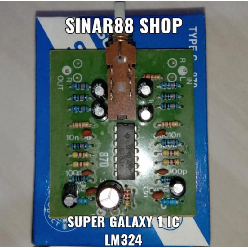 KIT SUPER GALAXI GALAXY 2 ( 1 IC ) 1ic MEGA BASS BAZZ