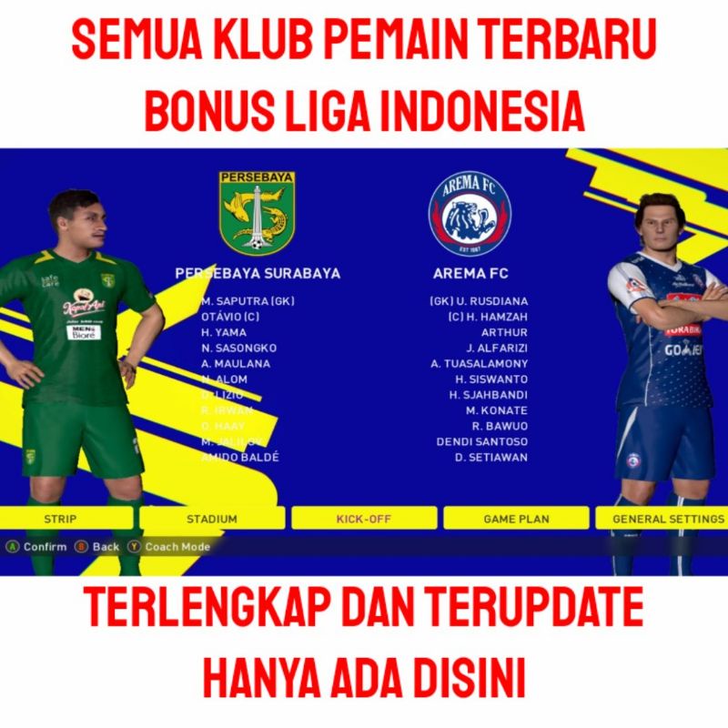 LINK PES 2017 UPDATE PATCH 2022 + LIGA SHOPEE GAME PC-7