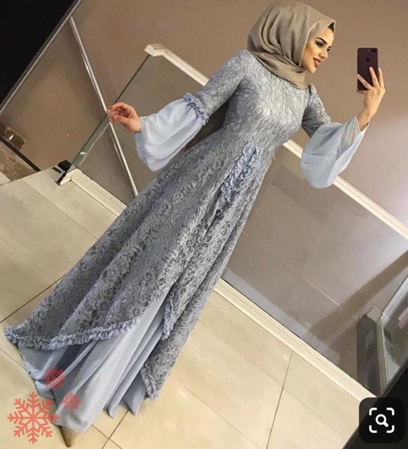 BAJU DRESS GAMIS PESTA FULL BRUKAT TILE MUTIARA IMPORT PREMIUM S M XL XXL JUMBO KONDANGAN NIKAHAN SE