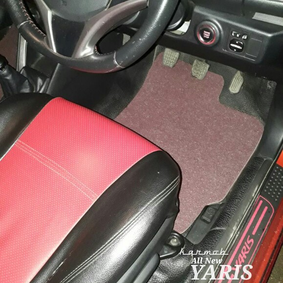 Karpet Mobil Toyota All New Yaris - Full Bagasi / Karpet Mie All New Yaris