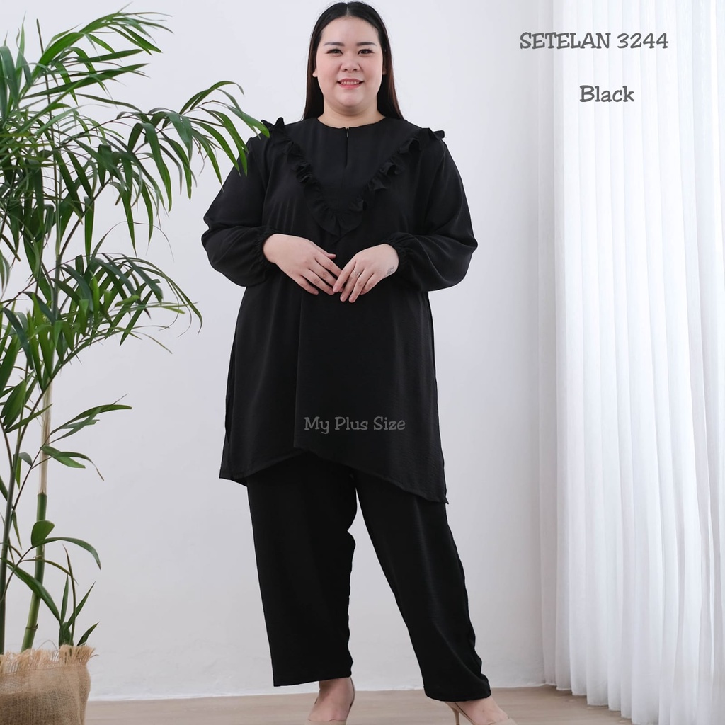 Setelan Jumbo Wanita 3244 Ld 130, Ld 145 cm