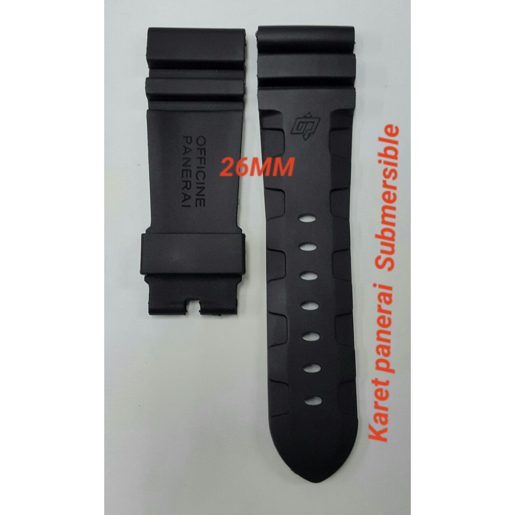 Tali Rubber Jam Tangan  Panerai Submersible Pria Premium Quality