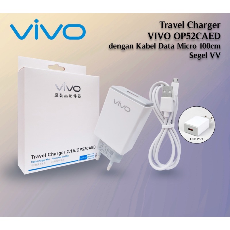 CHARGER VIVO DAN OPPO AK-933 2AMPERE 1USB ORIGINAL MICRO V8