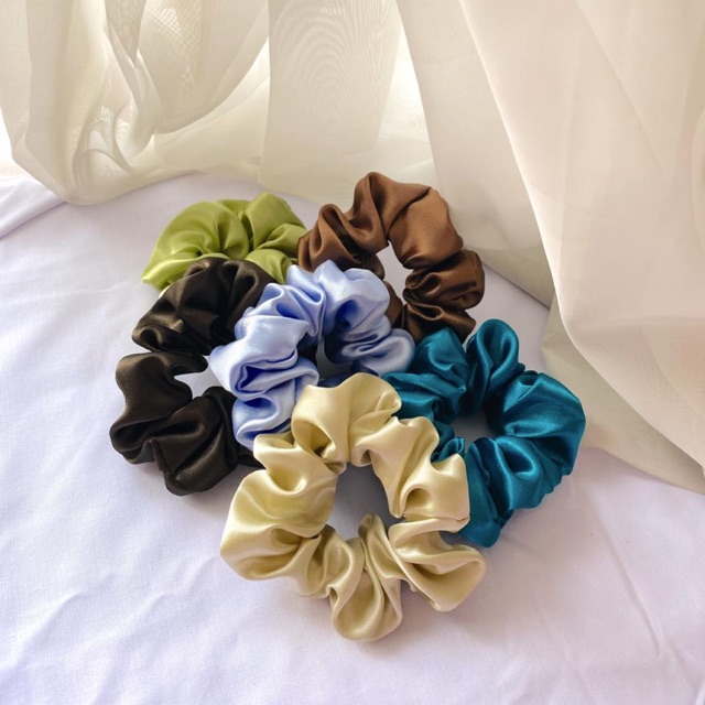 MIMOSA - Satin Scrunchies (3)