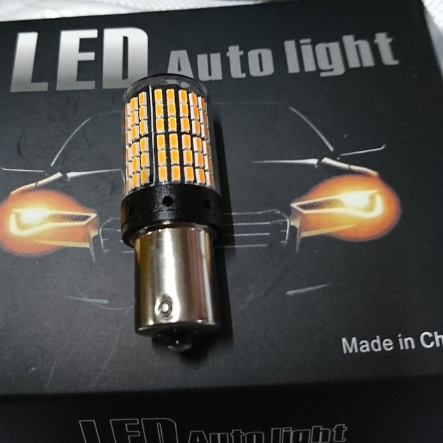 P21W PY21W Lampu Sein Sen LED CANBUS BAYONET Mobil 144 SMD No ERROR