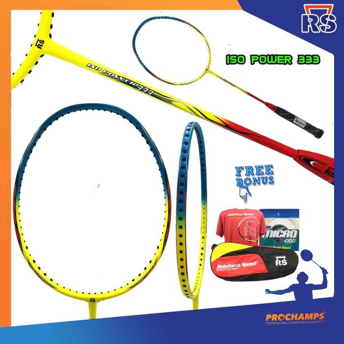 RAKET RS ISO POWER 333 RAKET BADMINTON ORIGINAL