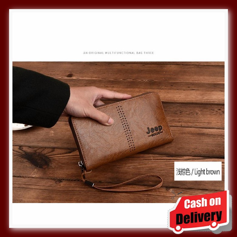 Clutch Bag Handbag Pria Tas Tangan Pria Import Bahan Kullit Pu/Sintesis Hot Sale  Jp081 - Dompet Pes