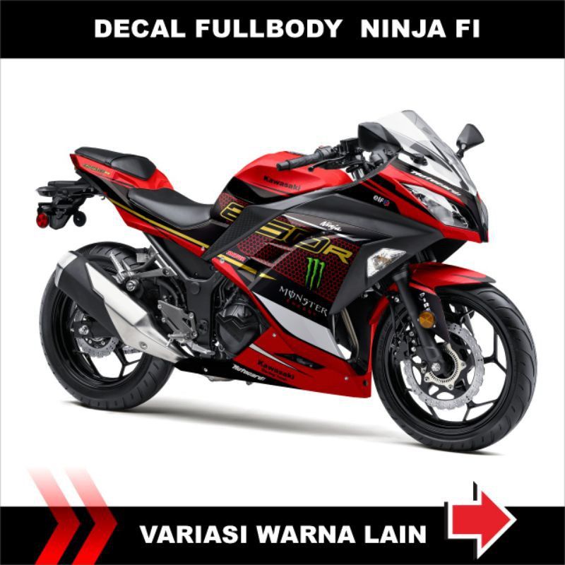 DECAL FULLBODY NINJA 250 FI/decal fullbodi ninja fi 250