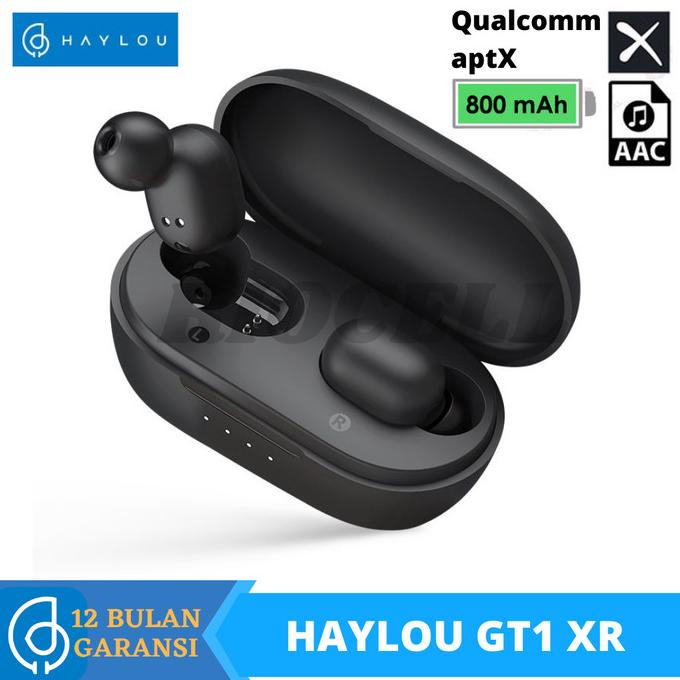HAYLOU GT1 XR Qualcomm aptX Tws Wireless Earphone Original Resmi Stok Baru