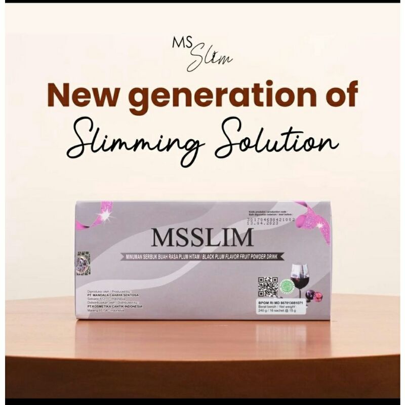 

Ms Glow MS SLIM Fiber 240gr/16 sachet