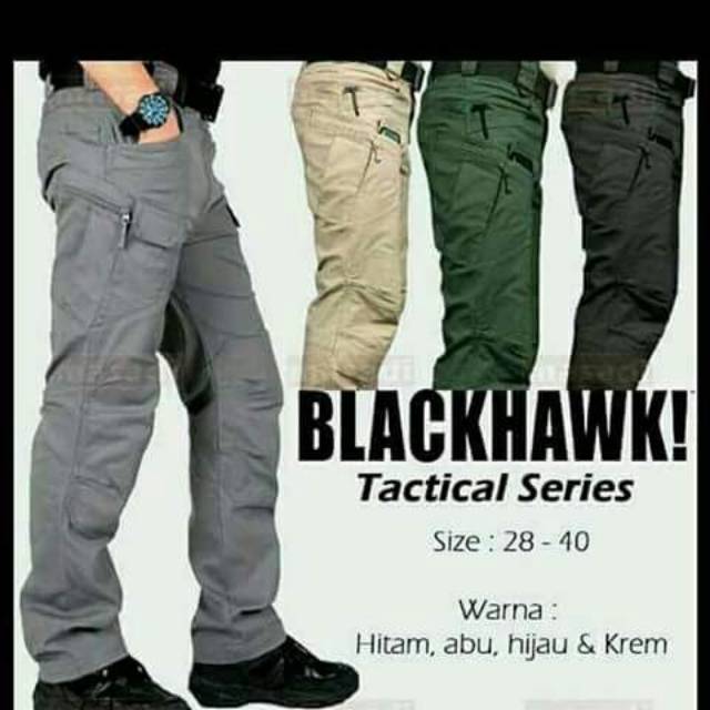 Celana Tactical Black Hawk