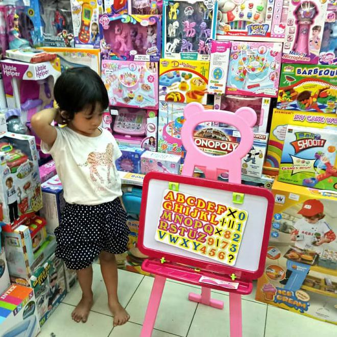 

Learning Easel 3 In 1 Pink / Papan Tulis Anak Produk Termurah