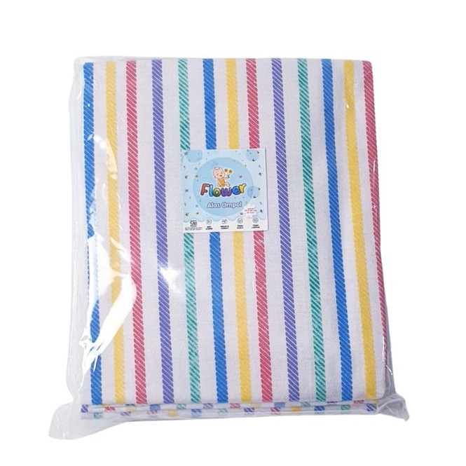 Alas Ompol Kain Lurik Rainbow Bayi 1 PCS