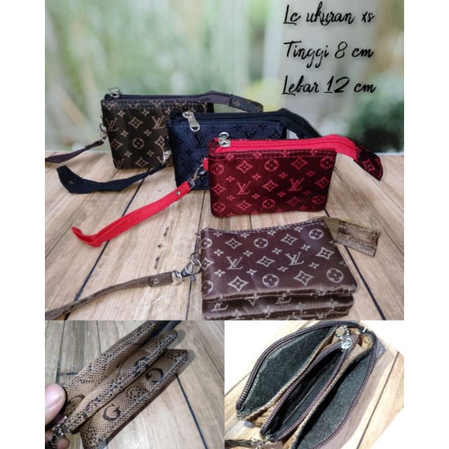 Dompet Koin 3 ruang / Dompet Mini Murah / Dompet Koin