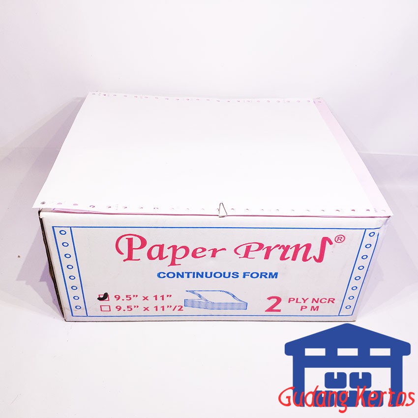 

Promo CONTINUOUS FORM 91/2 X 11 2PLY PAPERPRYNS