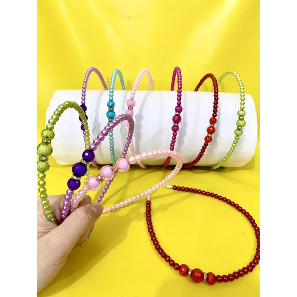 PAKET 2 PCS BANDO PITA / BANDO KOREA PITA WARNA WARNI / BANDO KOREA POLOS / BANDANA KOREA / BANDANA POLOS PITA / BANDO SCRUNCHIE / BANDO MUTIARA / BANDANA SCRUNCHIE / BANDANA MUTIARA / BANDO MUTIARA / BANDANA PEARL / BANDANA MUTIARA KOREA