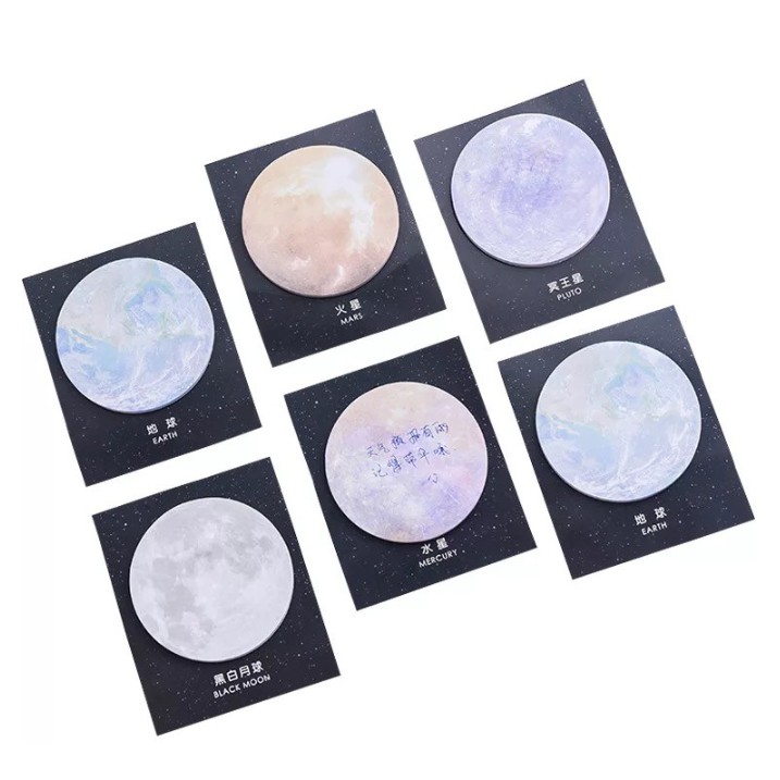 STICKY NOTE PLANET SERIES BULAT (ROUND)