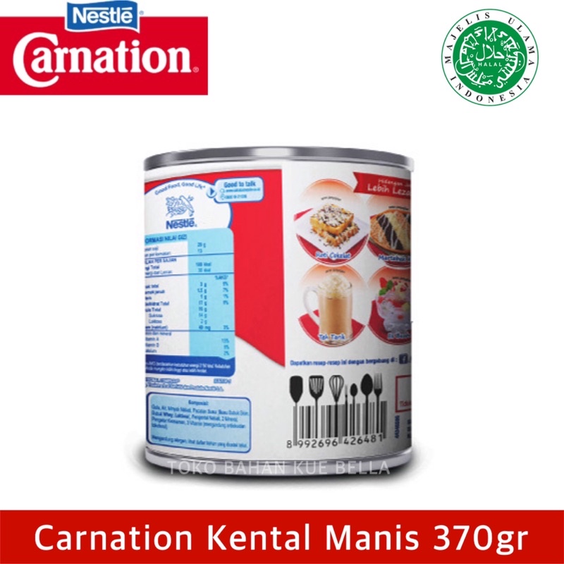 Nestle CARNATION 370gr - Susu Krimer Kental Manis