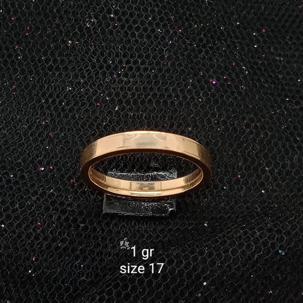 Cincin Emas 17K - 1 gr Kadar 750 - 607