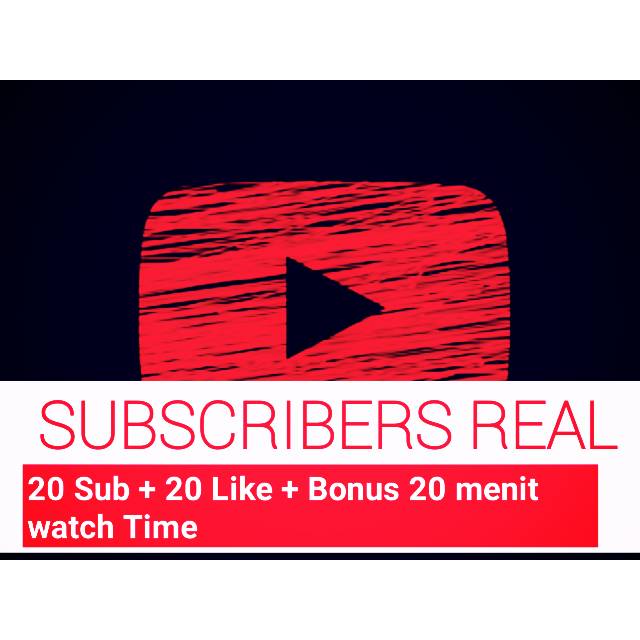 Subscriber YouTube Real Human