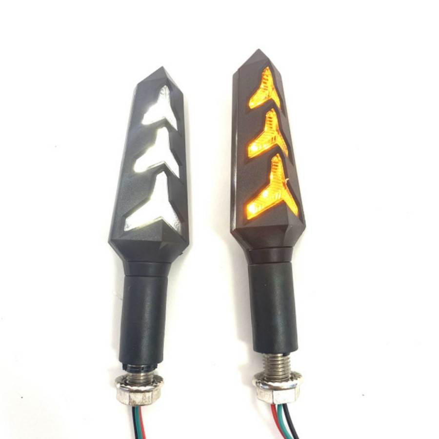 Lampu Sein Sen LED Running Panah Universal Semua Motor