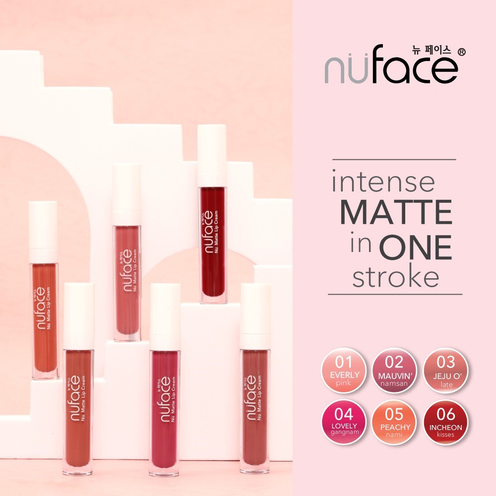 ✦SINAR✦ Nuface Nu Matte Lip Cream - Lip Cream Lipstick Matte