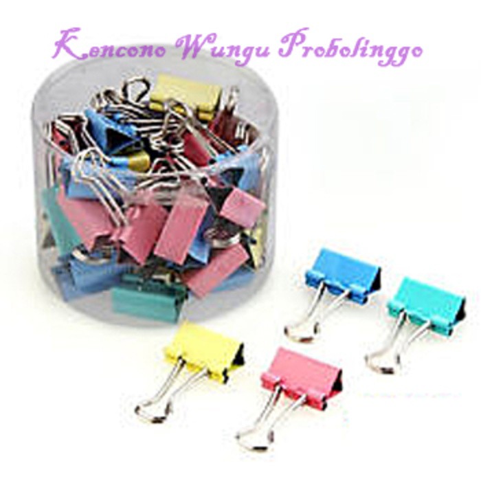 

Binder Clip Warna 105 isi 60pcs