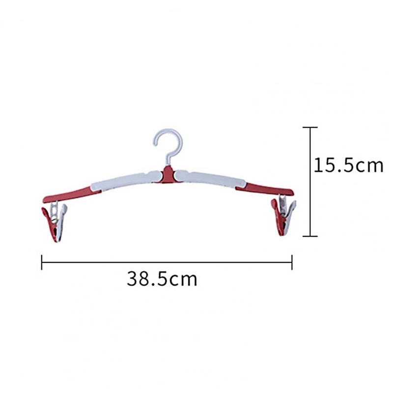 Rak Pengering Pakaian Portabel Multifungsi Model Klip On Dapat Ditarik