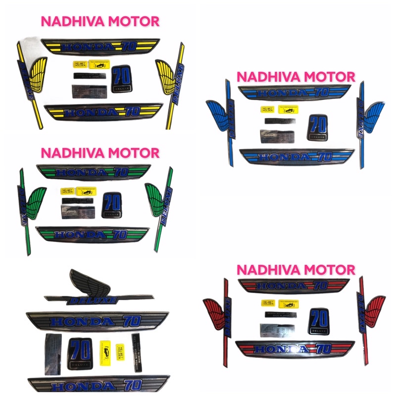 sticker stiker striping honda c70 c 70