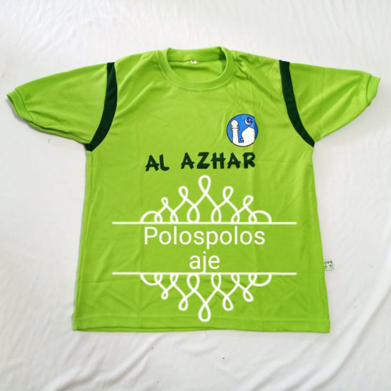 Seragam Olah Raga SD Al Azhar kaos lengan pendek untuk laki laki S sd  jumbo