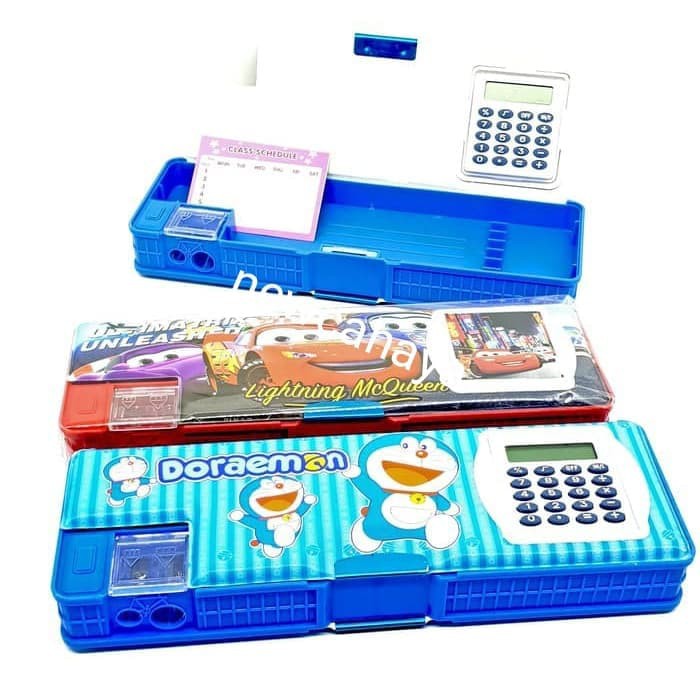 

kotak pensil magnet pakai kalkulator karakter