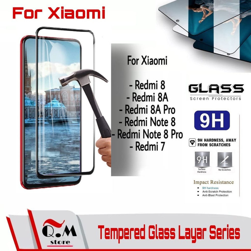 PROMO Tempered Glass Xiaomi Redmi Note 10 Pro /Note 10 /9/8/8A/8A Pro/Note 7/8/8 Pro/Note 9/9 Pro