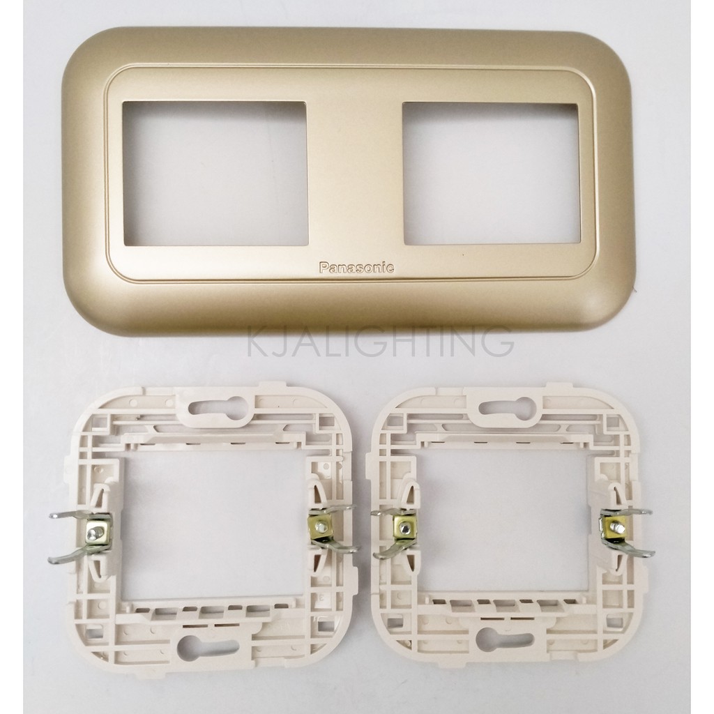 Panasonic Double Frame 4-GANG WEJ 78049 MYZ GOLD