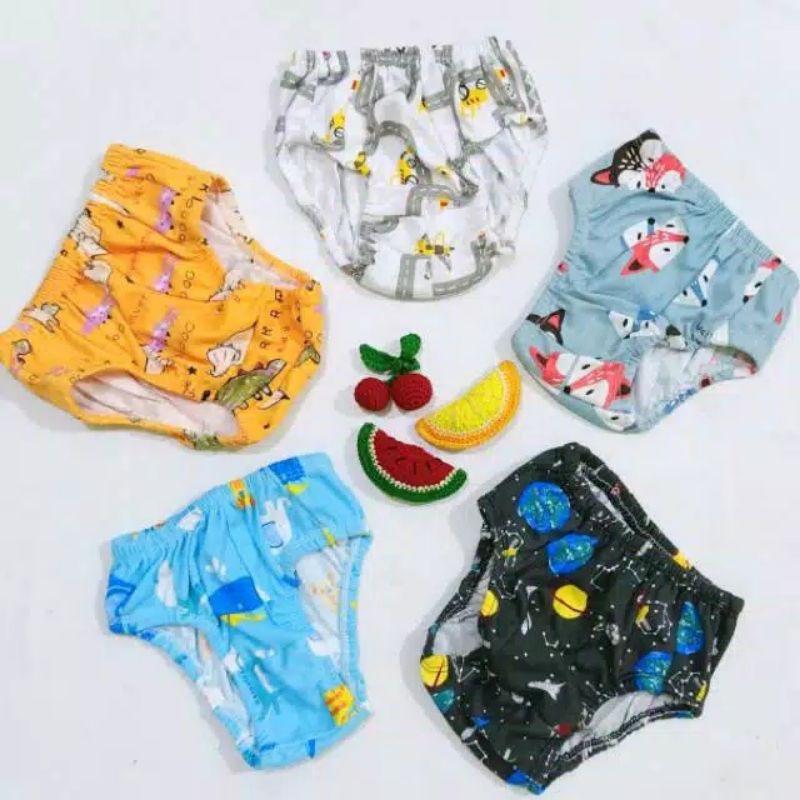 Celana Dalam Anak bayi balita motif L1bby V3lvet 3PCS celana dalam lucu bahan adem dan Tebal