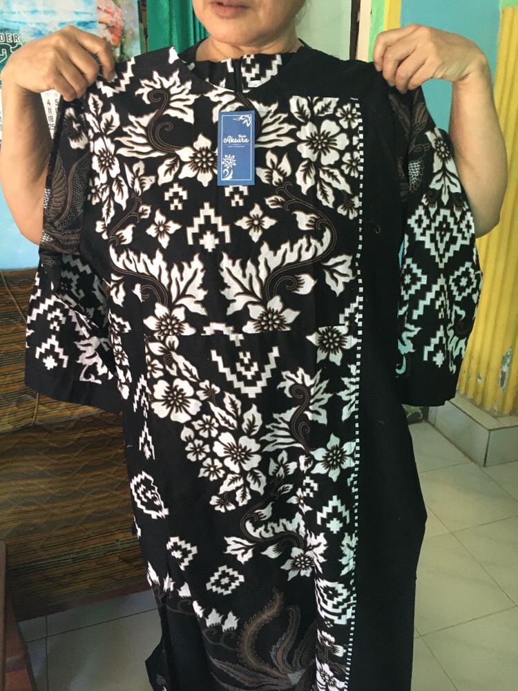 [ Gamis Jumbo ] Terbaru Gamisbatik Sekar Wangi Big Size Ld 120cm Batiksolo Batikmodern Fashionmuslim