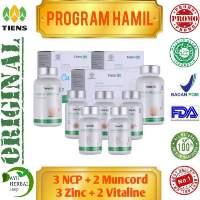 Nutrisi Hamil Tiens / Paket Promil / Program Hamil Pria Wanita