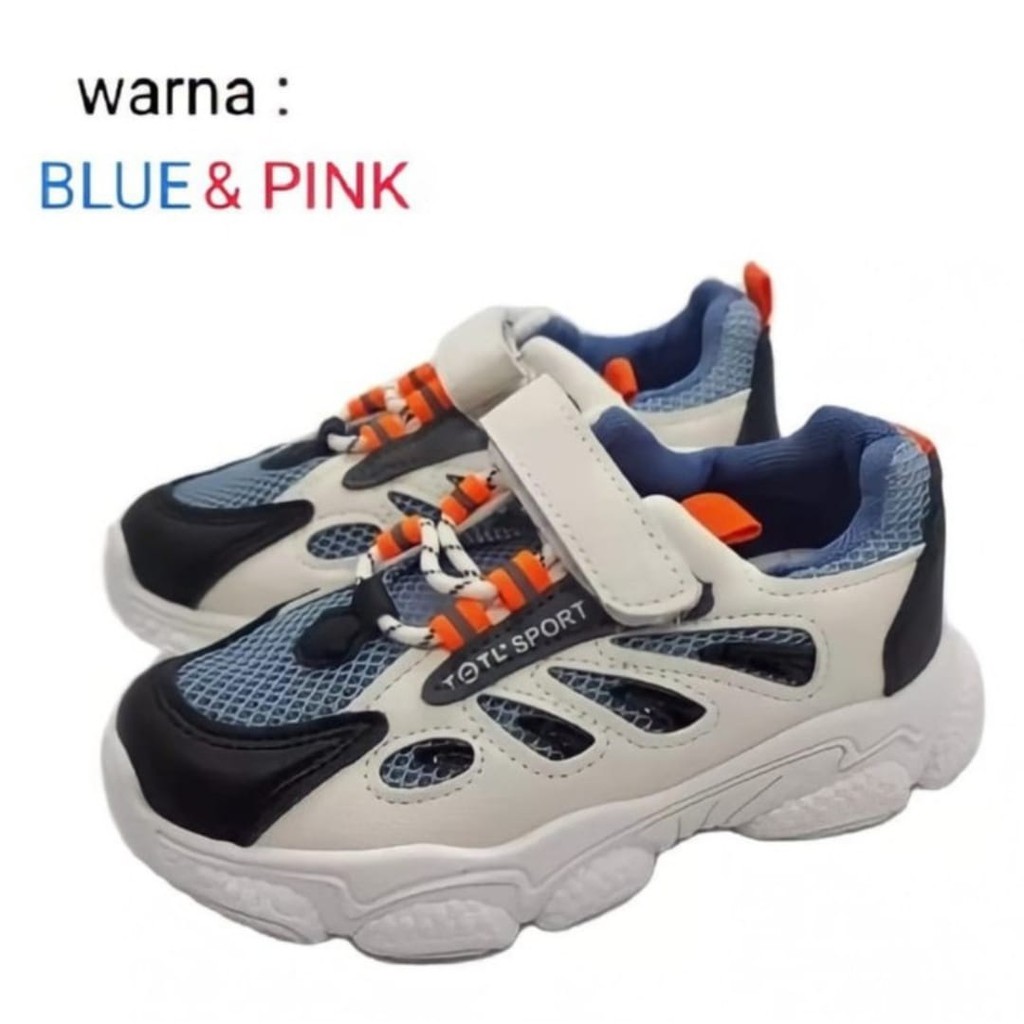 Sepatu anak MODAE NON LED Sneakers Anak Import Size 25-36