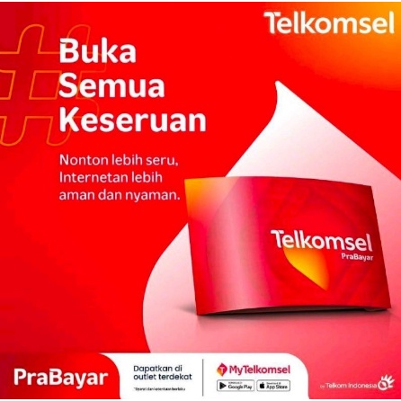 Kartu Prabayar Telkomsel New Cover Pulsa 0k Segel Exp Feb 2023