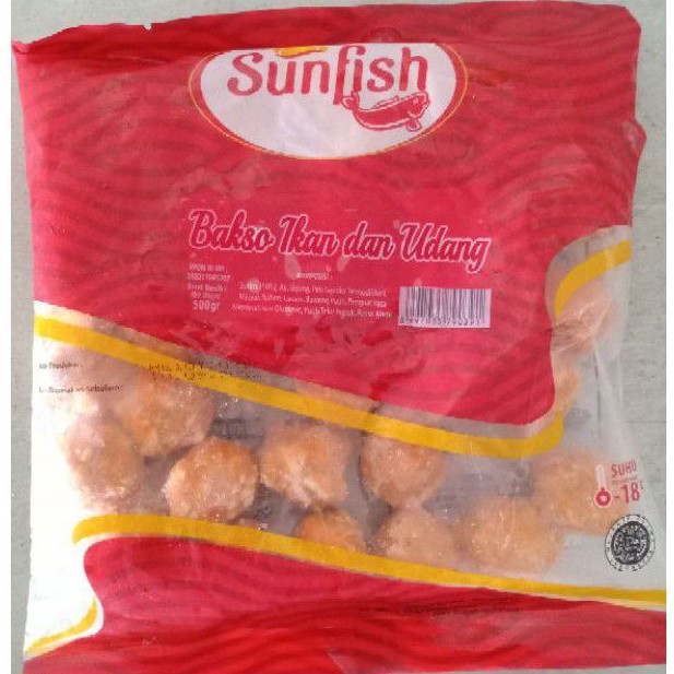sunfish bakso ikan dan udang 500gr