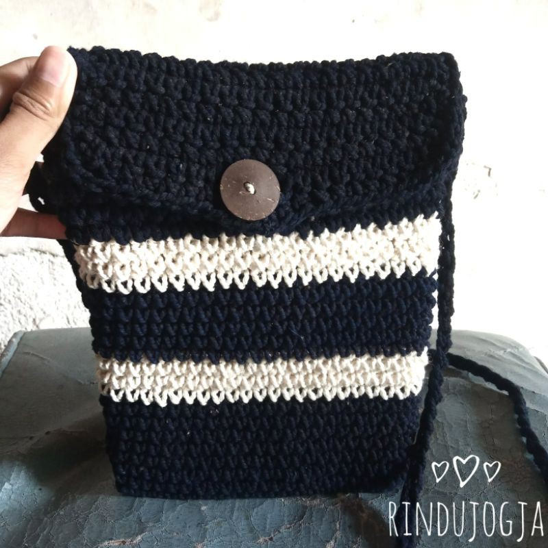 Tas Selempang Tas RAJUT Tas Wanita Khas Jogja