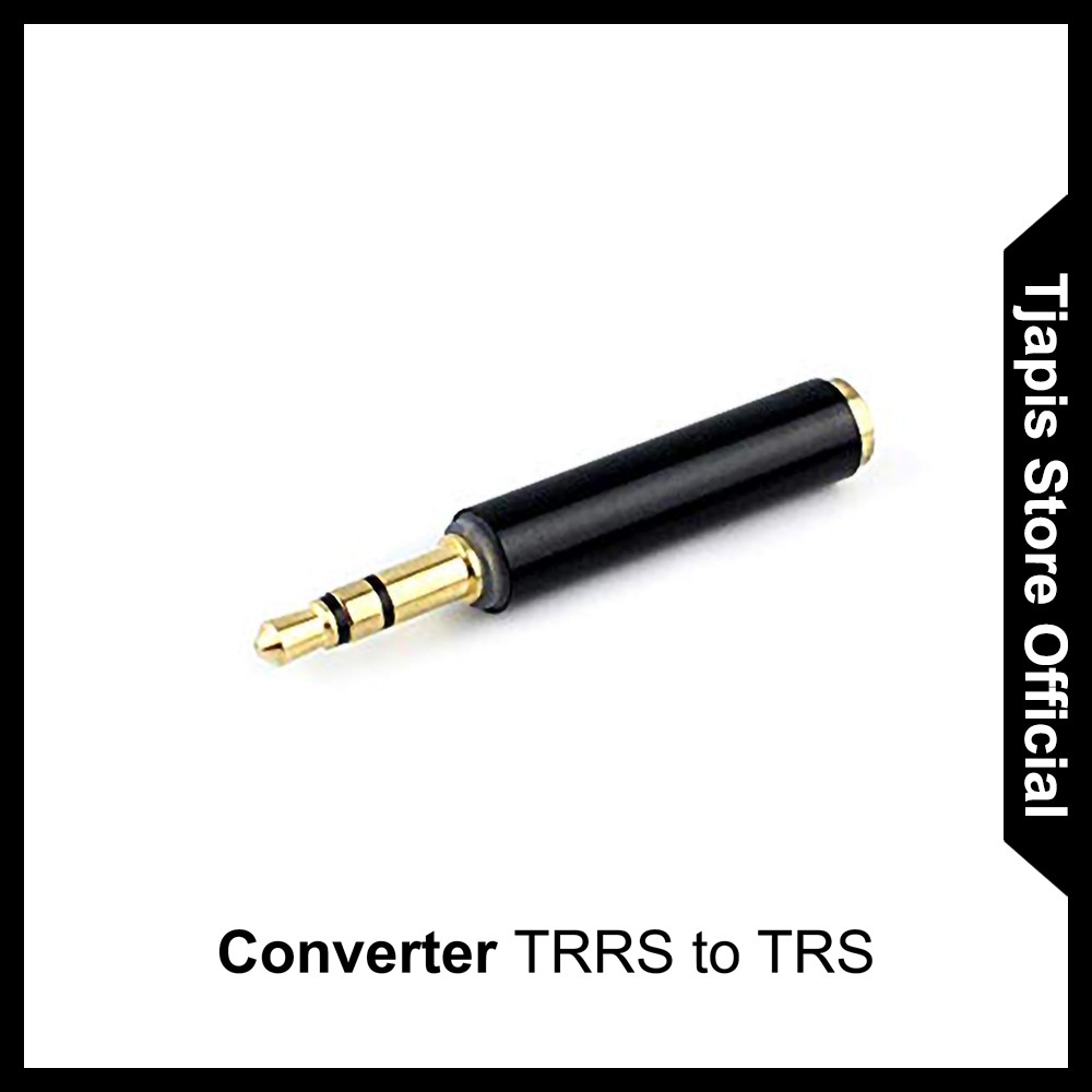 Jual CONVERTER TRRS TO TRS 4 PIN TO 3 PIN 3.5MM | Shopee Indonesia