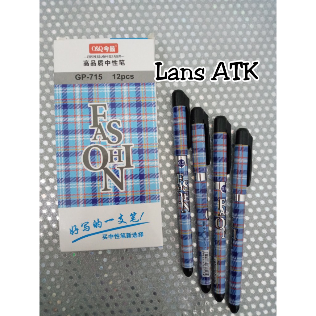

PULPEN - BALLPOINT GP-715 FASHION MOTIF BURBERRY 0.5mm