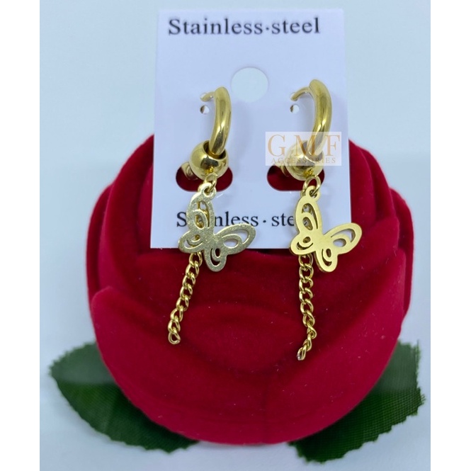 Anting Titanium Ada Bandulnya Banyak Macam Anting Anak Dewasa Anti Karat Stainless Steel