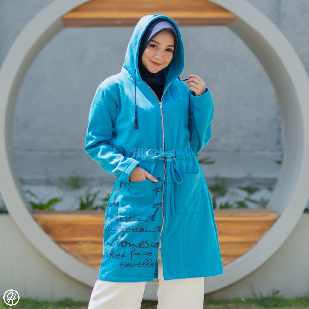 ‼️CUCI GUDANG‼️ Jaket Wanita HIJACKET URBANASHION ORIGINAL XXL hoodie panjang-4