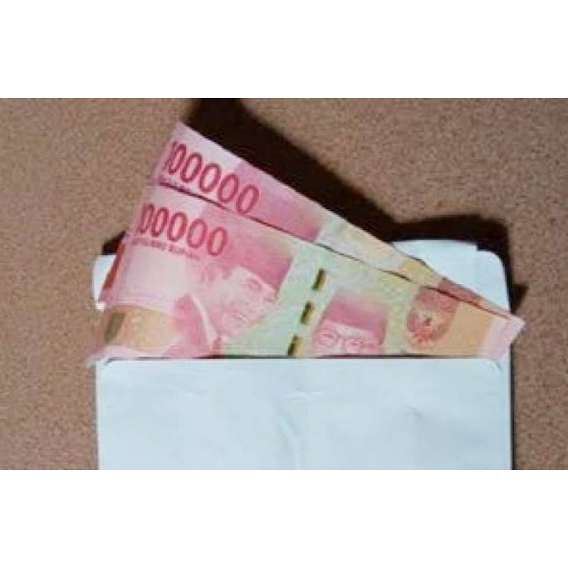 

amplop isi uang asli