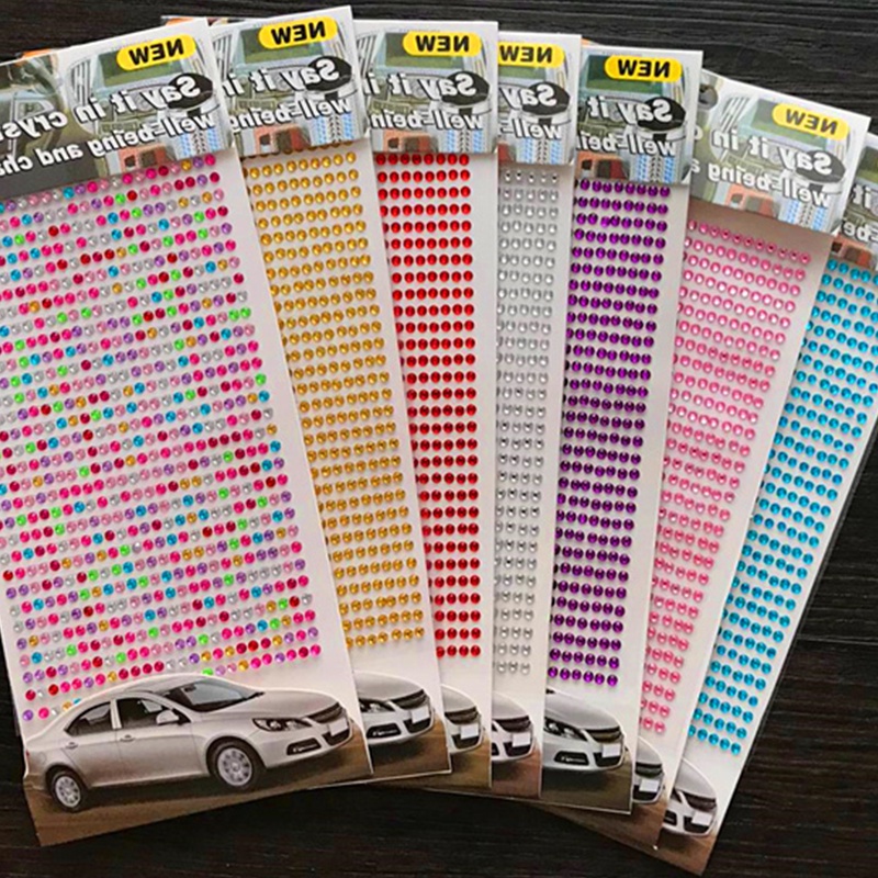 Stiker Bentuk Hati Bahan Akrilik Untuk Dekorasi Diary